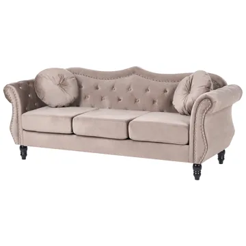 Sohvaryhmä Skien - Taupe - Huonekalut - Sohva - Sohvaryhmä - Chesterfield sohvaryhmä