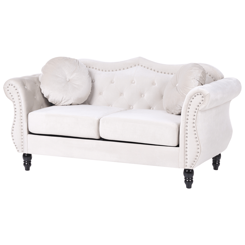 Sohvaryhmä Skien - Vaalea beige - Huonekalut - Sohva - Sohvaryhmä - Chesterfield sohvaryhmä