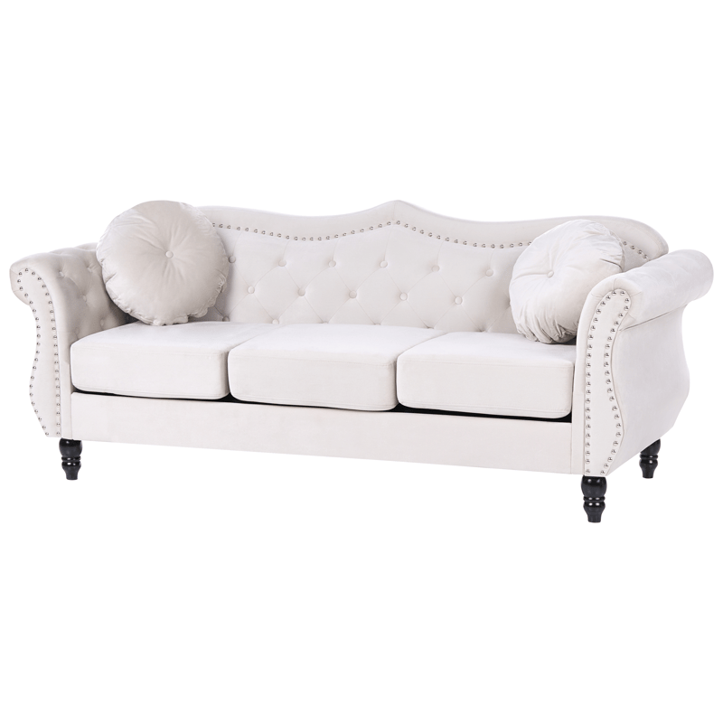 Sohvaryhmä Skien - Vaalea beige - Huonekalut - Sohva - Sohvaryhmä - Chesterfield sohvaryhmä