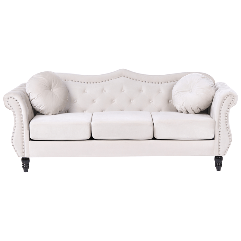 Sohvaryhmä Skien - Vaalea beige - Huonekalut - Sohva - Sohvaryhmä - Chesterfield sohvaryhmä