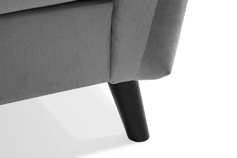 Trend Sohvaryhmä 3-istuttava + 2-istuttava Samettisohva - Vaaleanharmaa - Huonekalut - Sohva - Sohvaryhmä