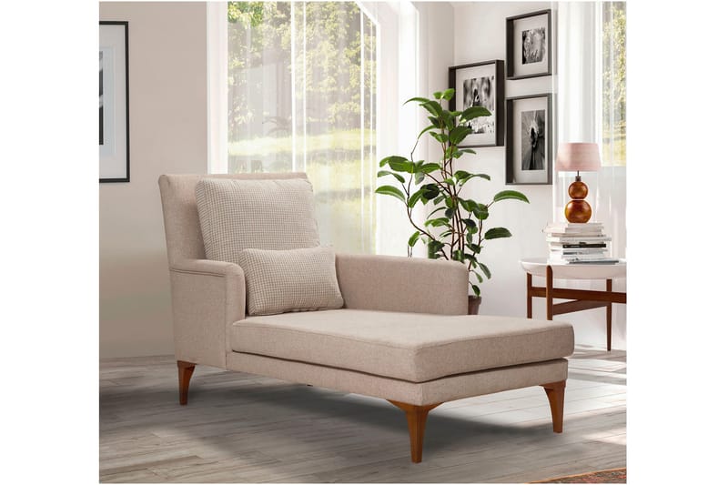 Dagbädd Siregiolo med Rygg - Kermanvalkoinen/Luonnonväri - Huonekalut - Sohva - Sohvasängyt