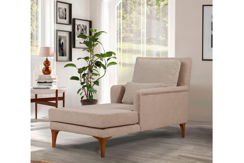 Dagbädd Siregiolo med Rygg - Kermanvalkoinen/Luonnonväri - Huonekalut - Sohva - Sohvasängyt