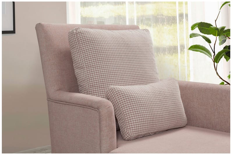 Dagbädd Siregiolo med Rygg - Roosa/Luonnonväri - Huonekalut - Sohva - Sohvasängyt