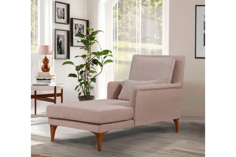 Dagbädd Siregiolo med Rygg - Roosa/Luonnonväri - Huonekalut - Sohva - Sohvasängyt