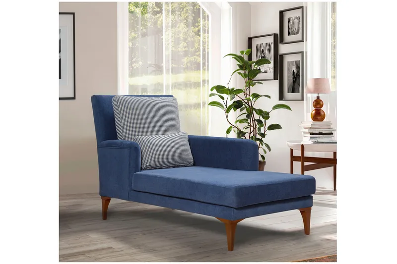 Dagbädd Siregiolo med Rygg - Sininen/Luonnonväri - Huonekalut - Sohva - Sohvasängyt