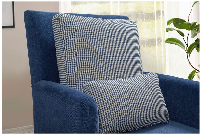 Dagbädd Siregiolo med Rygg - Sininen/Luonnonväri - Huonekalut - Sohva - Sohvasängyt