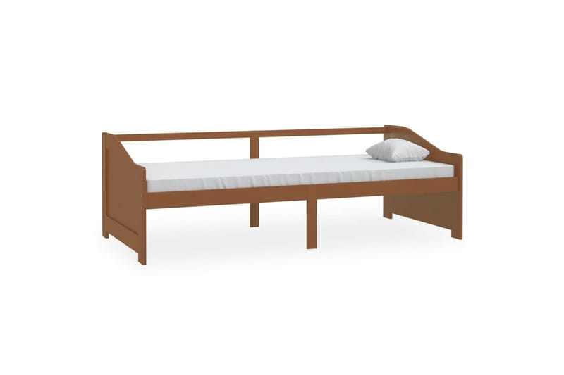 Päivävuode 3-istuttava hunajanruskea täysi mänty 90x200 cm - Huonekalut - Sohva - Sohvasängyt