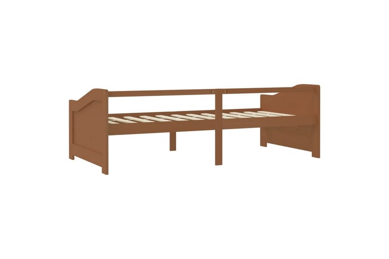 Päivävuode 3-istuttava hunajanruskea täysi mänty 90x200 cm - Huonekalut - Sohva - Sohvasängyt