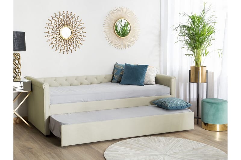 Päivävuode Drancy 80x200 cm - Beige - Huonekalut - Sohva - Sohvasängyt