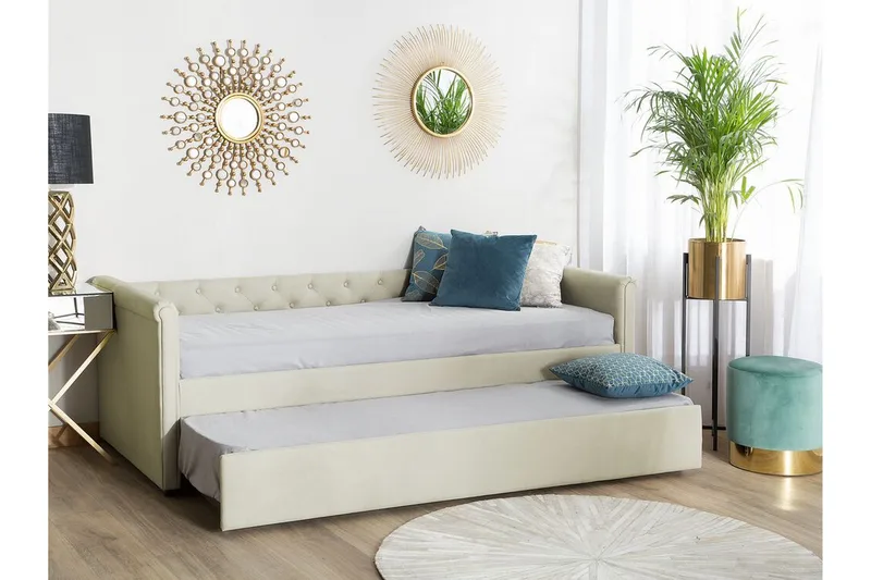 Päivävuode Drancy 80x200 cm - Beige - Huonekalut - Sohva - Sohvasängyt