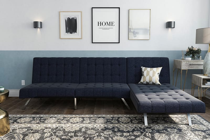 Päivävuode Emily Sininen - Dorel Home - Huonekalut - Sohva - Sohvasängyt