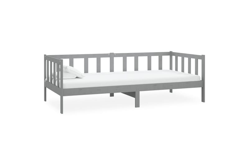 Päivävuode harmaa täysi mänty 90x200 cm - Harmaa - Huonekalut - Sohva - Sohvasängyt