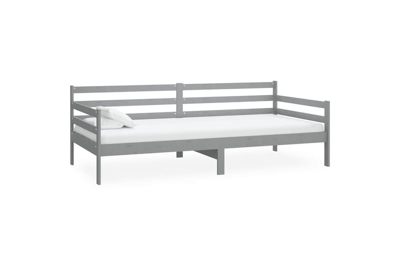 Päivävuode harmaa täysi mänty 90x200 cm - Harmaa - Huonekalut - Sohva - Sohvasängyt
