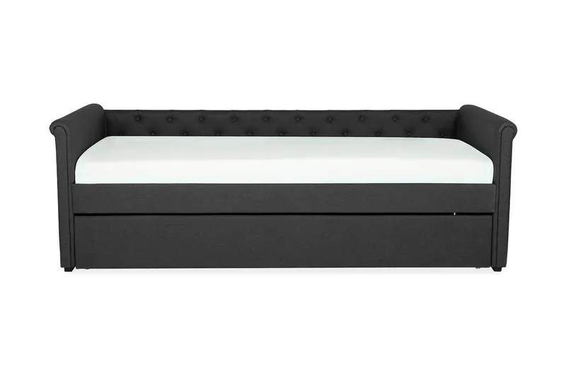 Päivävuode Libourne 90x200 cm, Musta