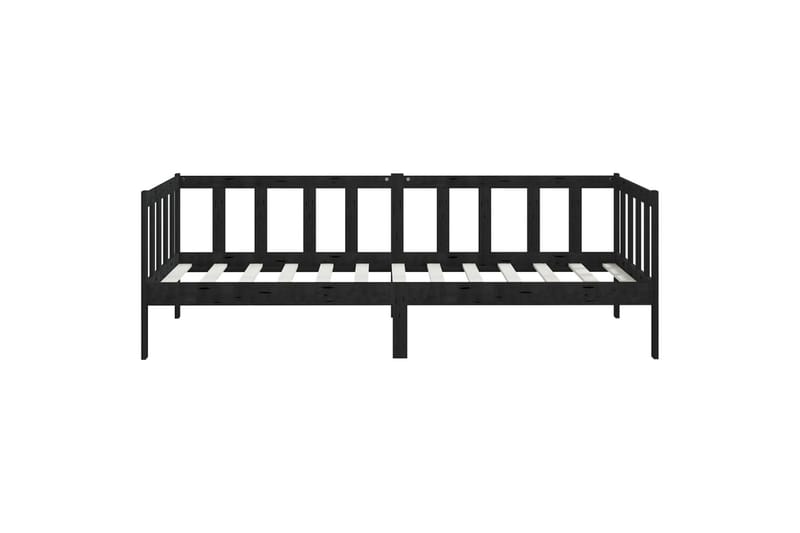 Päivävuode musta täysi mänty 90x200 cm - Musta - Huonekalut - Sohva - Sohvasängyt