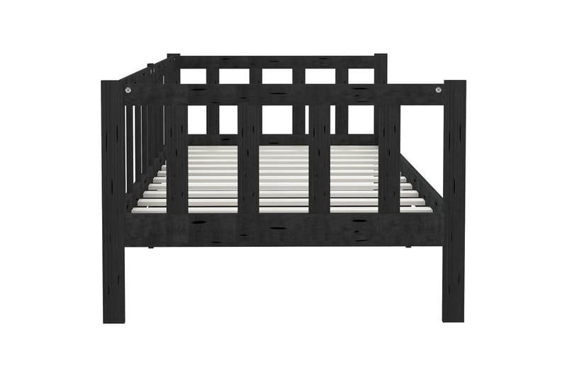 Päivävuode musta täysi mänty 90x200 cm - Musta - Huonekalut - Sohva - Sohvasängyt
