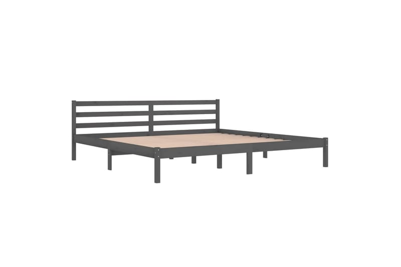 Päivävuode täysi mänty 200x200 cm harmaa - Harmaa - Huonekalut - Sohva - Sohvasängyt