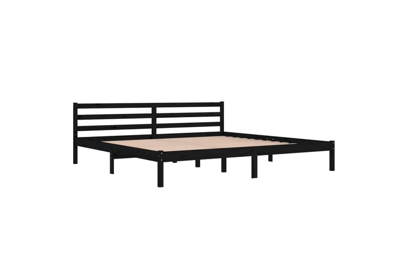 Päivävuode täysi mänty 200x200 cm musta - Musta - Huonekalut - Sohva - Sohvasängyt