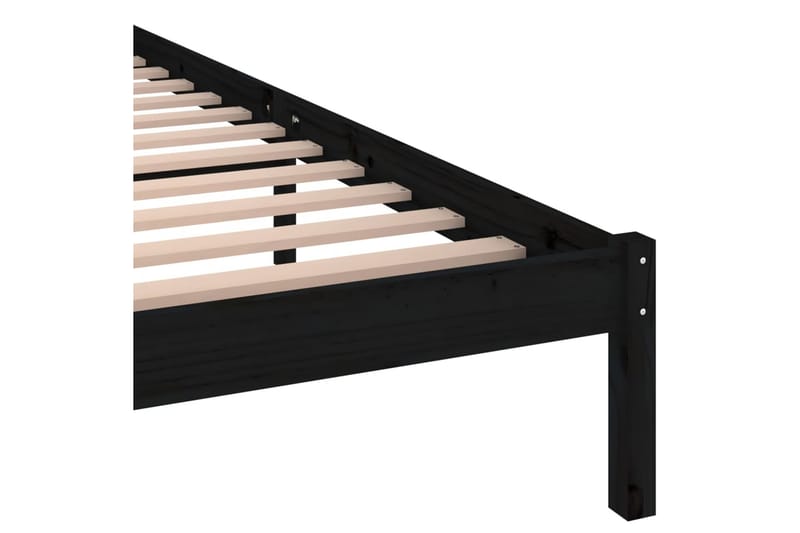 Päivävuode täysi mänty 200x200 cm musta - Musta - Huonekalut - Sohva - Sohvasängyt