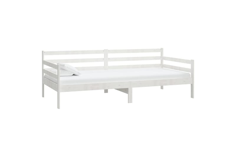 Päivävuode valkoinen täysi mänty 90x200 cm - Valkoinen - Huonekalut - Sohva - Sohvasängyt
