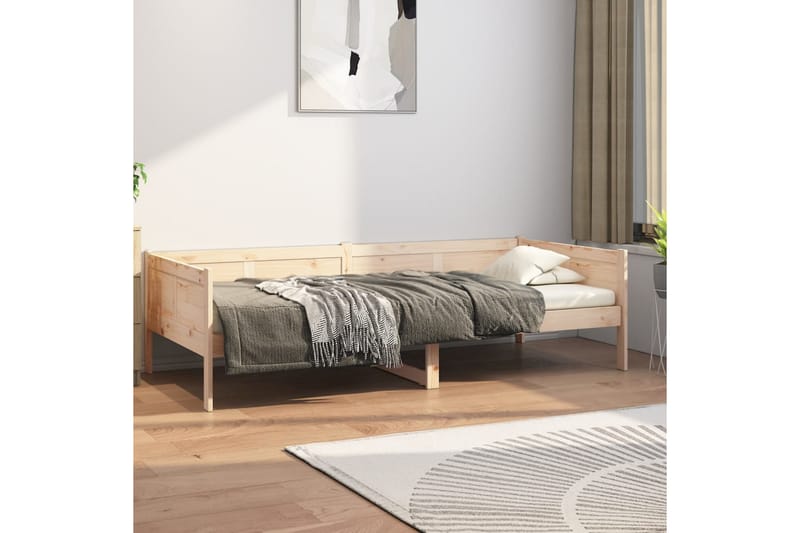 Sohvasänky täysi mänty 80x200 cm - Ruskea - Huonekalut - Sohva - Sohvasängyt