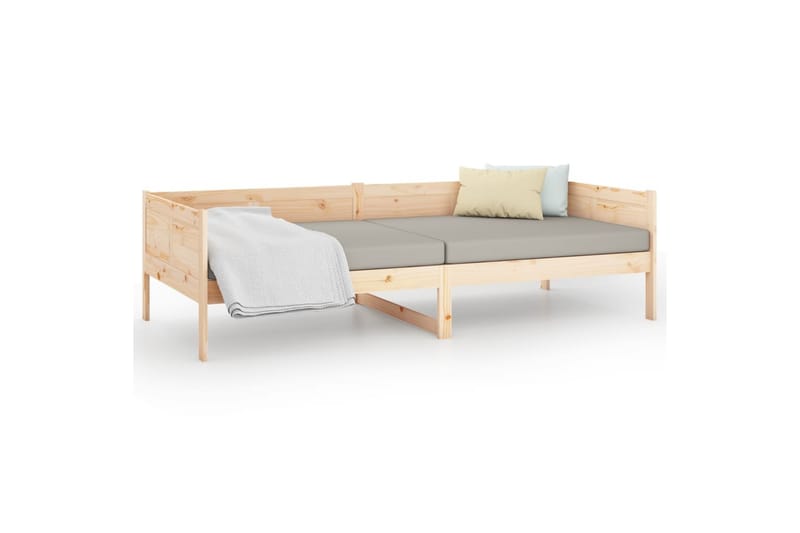 Sohvasänky täysi mänty 80x200 cm - Ruskea - Huonekalut - Sohva - Sohvasängyt