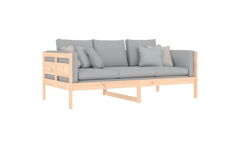 Sohvasänky täysi mänty 90x190 cm - Ruskea - Huonekalut - Sohva - Sohvasängyt