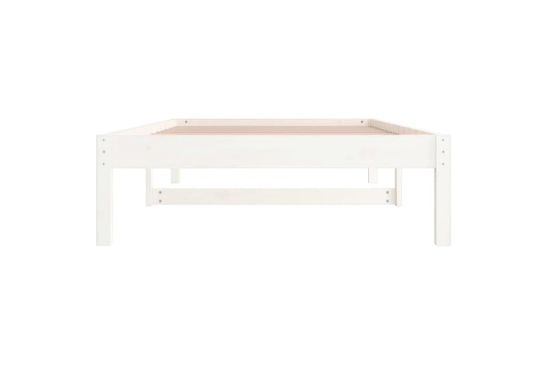 Sohvasänky valkoinen 80x200 cm täysi mänty - Valkoinen - Huonekalut - Sohva - Vuodesohva