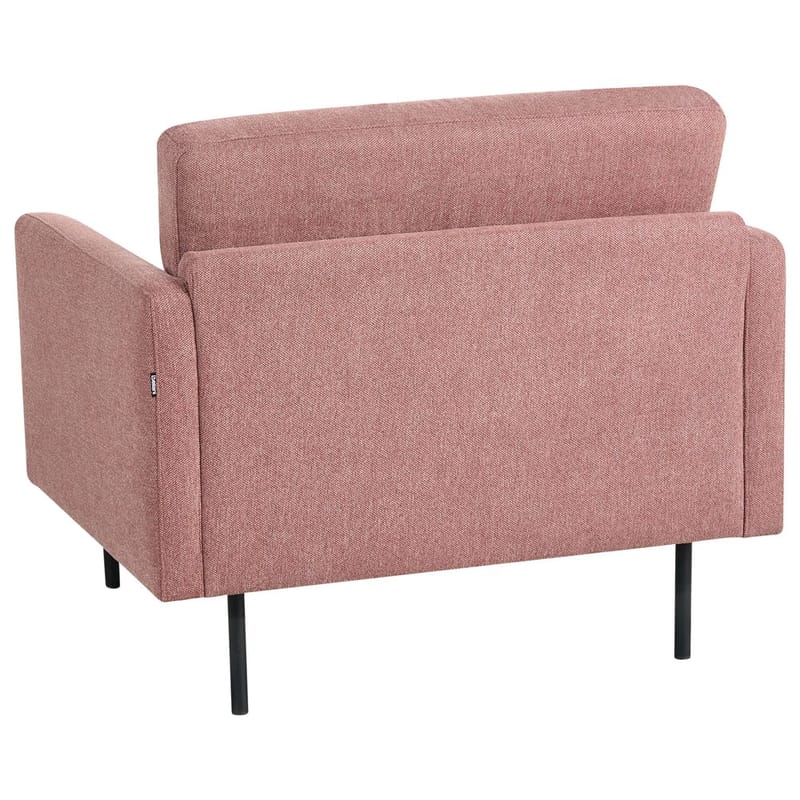 Sohvasetti Breda - Roosa, Musta - Huonekalut - Tuoli & nojatuoli - Nojatuoli & lepotuoli