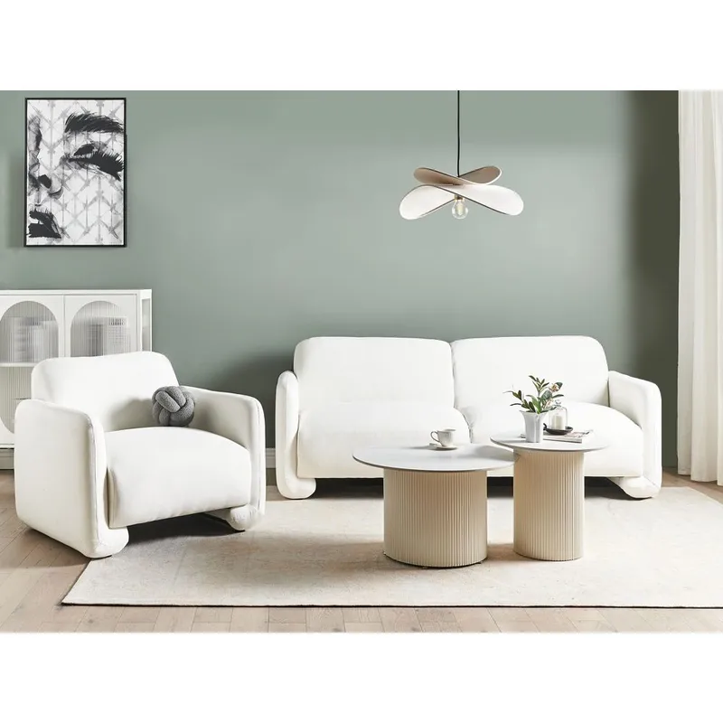 Sohvasetti Saland - Valkoinen - Huonekalut - Sohva - Sohvaryhmä