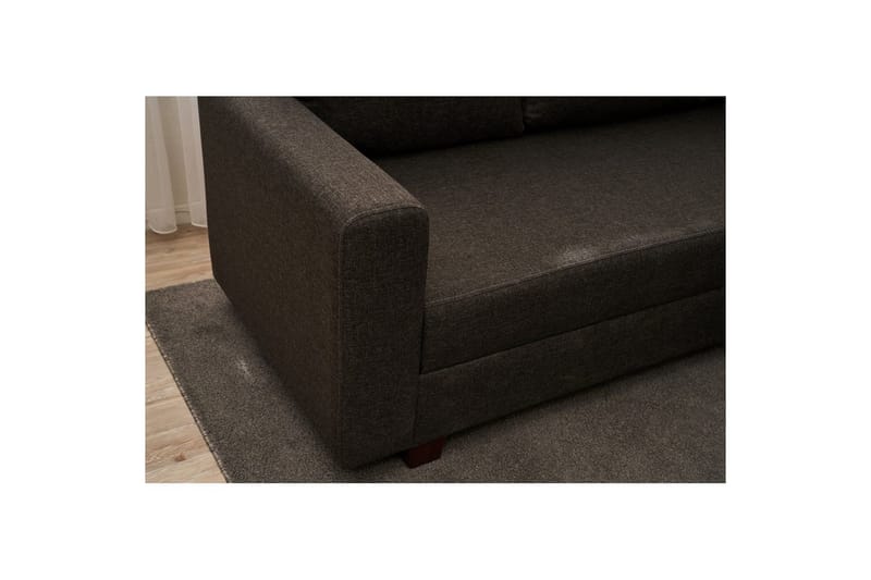 Sufian Corner vuodesohva 4 istuttava - Antrasiitti - Huonekalut - Sohva - Vuodesohva