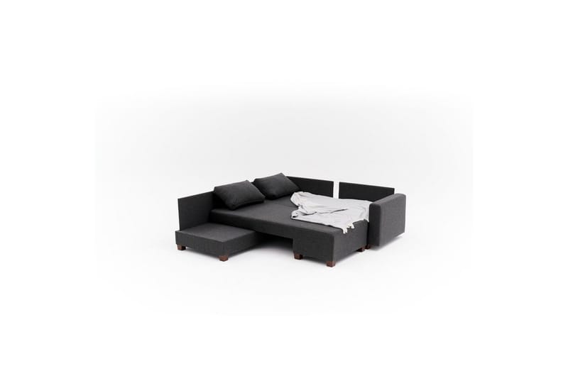 Sufian Corner vuodesohva 4 istuttava - Antrasiitti - Huonekalut - Sohva - Vuodesohva