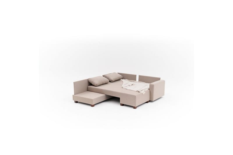 Sufian Corner vuodesohva 4 istuttava - Beige - Huonekalut - Sohva - Vuodesohva