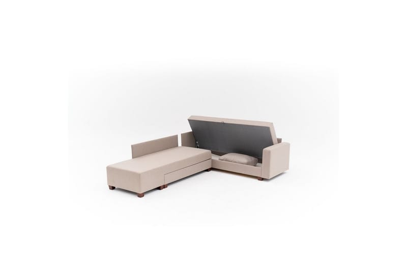 Sufian Corner vuodesohva 4 istuttava - Beige - Huonekalut - Sohva - Vuodesohva