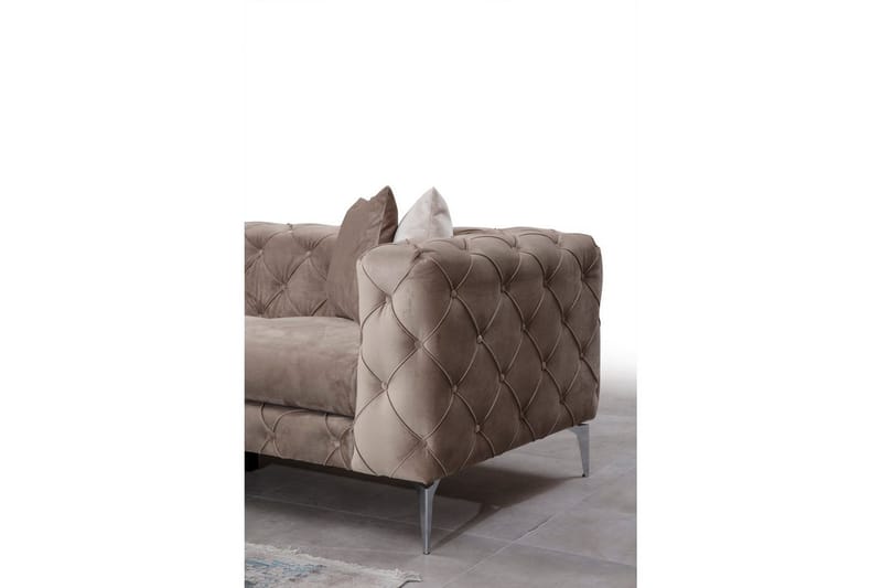 Sufian kulmasohva 5-istuttava - Beige - Huonekalut - Sohva - Kulmasohva