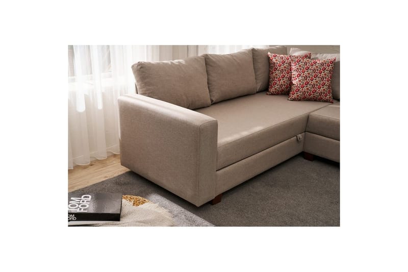 Sufian Soffa med Divaani 4-sits - Beige - Huonekalut - Sohva - Vuodesohva