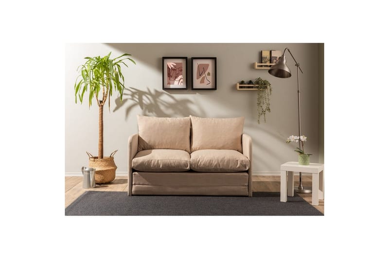 Sufian Vuodesohva 2-sits - Beige - Huonekalut - Sohva - Vuodesohva