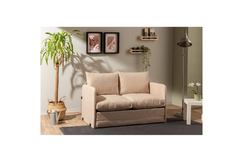 Sufian Vuodesohva 2-sits - Beige - Huonekalut - Sohva - Vuodesohva
