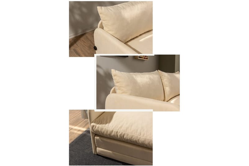 Sufian Vuodesohva 2-sits - Ruskeanharmaa - Huonekalut - Sohva - Vuodesohva