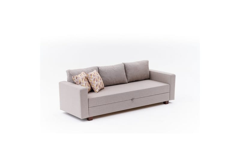 Sufian Vuodesohva 3-sits - Beige - Huonekalut - Sohva - Vuodesohva - 3 istuttava vuodesohva