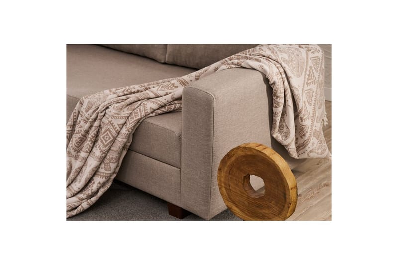 Sufian Vuodesohva 3-sits - Beige - Huonekalut - Sohva - Vuodesohva - 3 istuttava vuodesohva