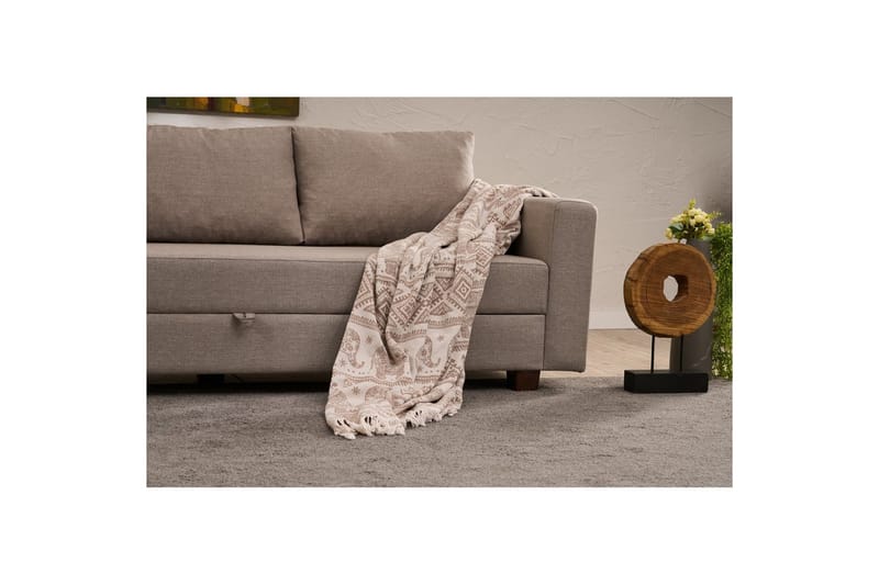 Sufian Vuodesohva 3-sits - Beige - Huonekalut - Sohva - Vuodesohva - 3 istuttava vuodesohva
