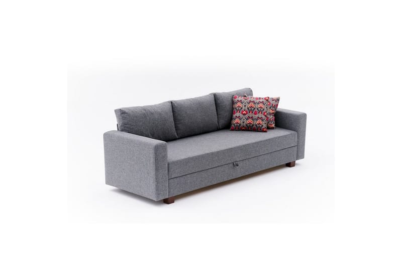 Sufian Vuodesohva 3-sits - Harmaa - Huonekalut - Sohva - Vuodesohva - 3 istuttava vuodesohva