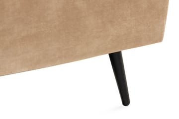 Svartvik Mukava 3-istuttava Syvä sohva samettia - Beige - Huonekalut - Sohva - 3:n istuttava sohva