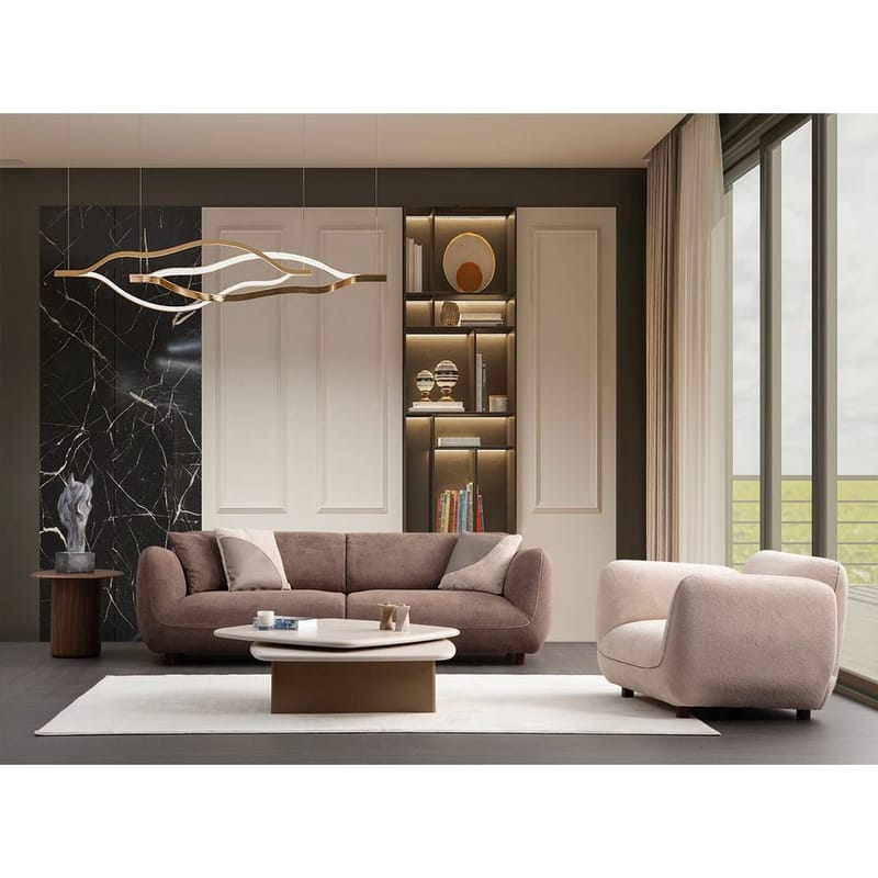 Talrosen 4-istuttava sohva - Ruskea - Huonekalut - Sohva - 4:n istuttava sohva