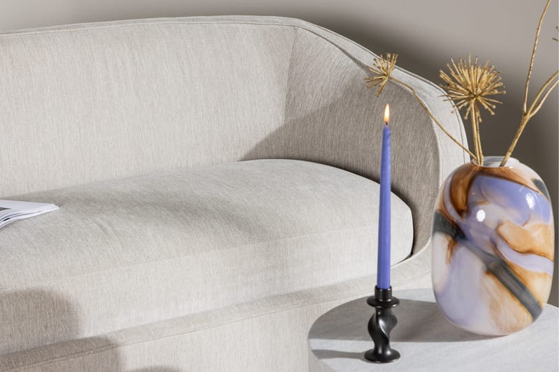 Tavallinen sohva ilman divaania ja šezlongia Venture Home Elio 3-istuttava sohva Vaaleanharmaa - Huonekalut - Sohva - 3:n istuttava sohva