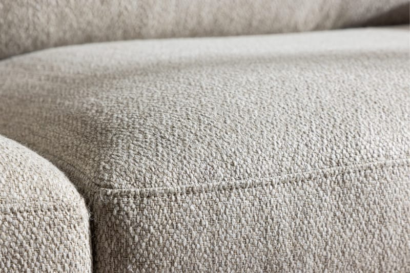 Tavallinen sohva ilman divaania ja šezlongia Venture Home Olympos 3-istuttava sohva Beige - Huonekalut - Sohva - 3:n istuttava sohva