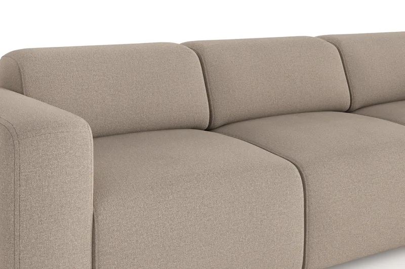 Torvasen 3-istuttava kangassohva - Greige - Huonekalut - Sohva - 3:n istuttava sohva