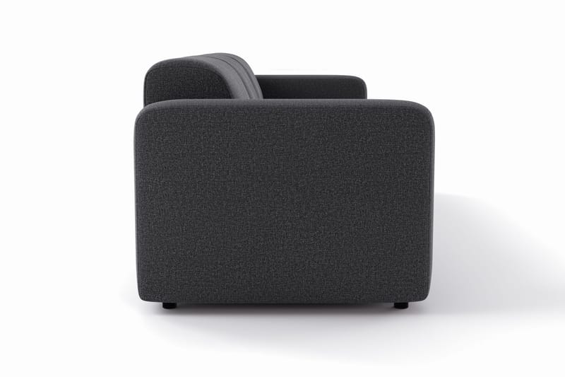 Torvasen 3-istuttava kangassohva - Musta - Huonekalut - Sohva - 3:n istuttava sohva